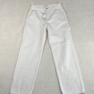 Chelsea & Violet jeans trouser painters style Crisp off White Denim Pants